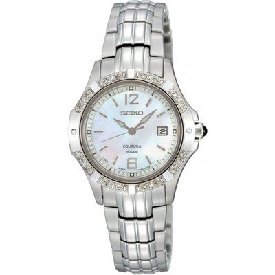 Ladies Seiko Coutura Diamond Watch SXDE19P1