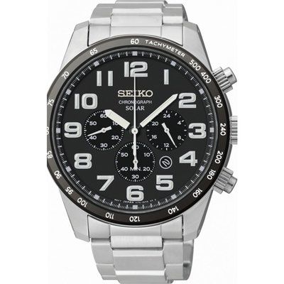 Men's Seiko Chronograph Solar Powered Watch SSC229P9