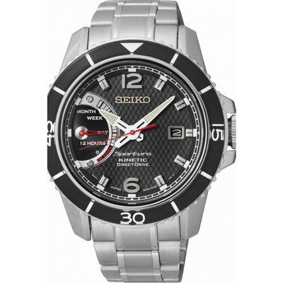 Men's Seiko Sportura Direct Drive Kinetic Watch SRG019P1
