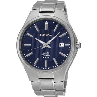 Men's Seiko Solar Titanium Solar Powered Watch SNE381P9