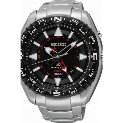 Men's Seiko Prospex GMT Kinetic Watch SUN049P1
