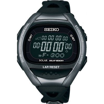 Unisex Seiko Superrunner Solar Alarm Chronograph Watch SBEF031J