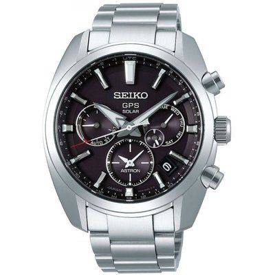 Men's Seiko Chronograph Solar Powered Watch SSH021J1