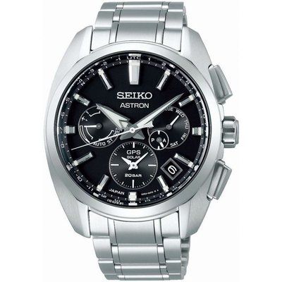 Men's Seiko Chronograph Solar Powered Watch SSH067J1