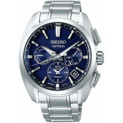 Men's Seiko Chronograph Solar Powered Watch SSH065J1