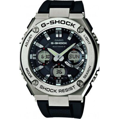 Mens Casio G-Steel Alarm Chronograph Watch GST-W110-1AER