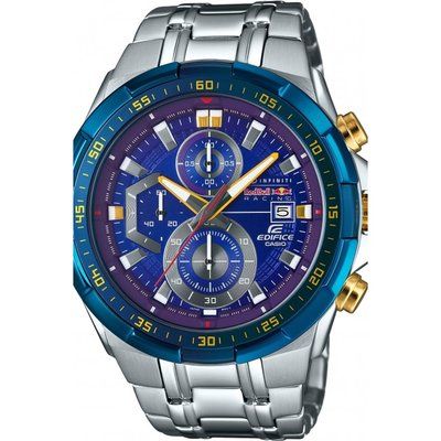 Mens Casio Edifice Infiniti Red Bull Racing Limited Edition Chronograph Watch EFR-539RB-2AER