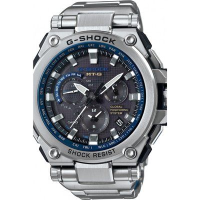 Mens Casio Premium G-Shock MT-G GPS Alarm Chronograph Radio Controlled Watch MTG-G1000D-1A2ER