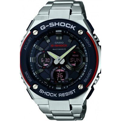 Men's Casio G-Steel Alarm Chronograph Radio Controlled Watch GST-W100D-1A4ER