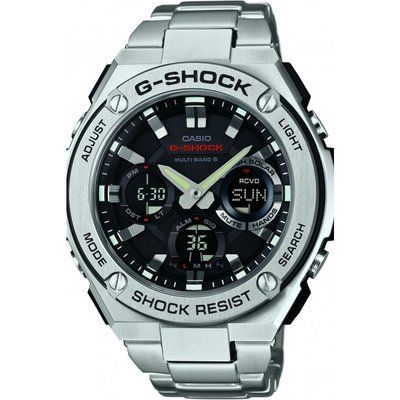 Mens Casio G-Steel Alarm Chronograph Watch GST-W110D-1AER