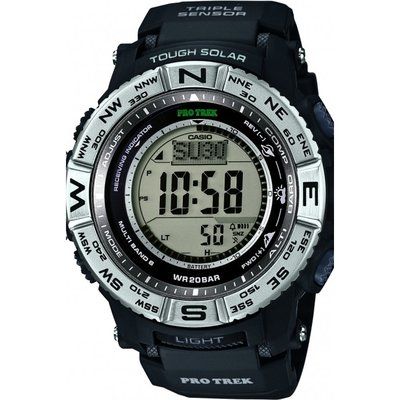 Mens Casio Pro-Trek Alarm Chronograph Watch PRW-3500-1ER