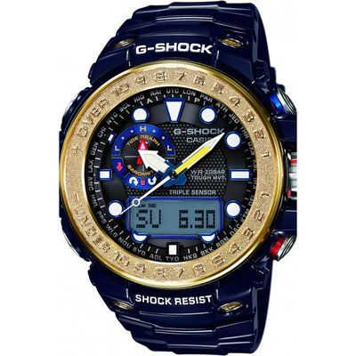 Mens Casio G-Shock Premium Gulfmaster Alarm Chronograph Radio Controlled Watch GWN-1000F-2AER