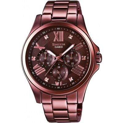 Ladies Casio Sheen Watch SHE-3806BR-5AUDR