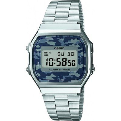 Unisex Casio Classic Alarm Chronograph Watch A168WEC-1EF