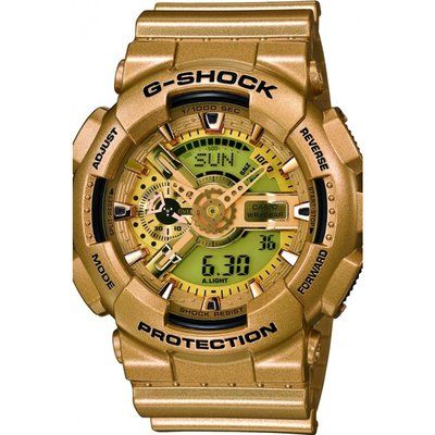 Mens Casio G-Shock Alarm Chronograph Watch GA-200GD-9AER