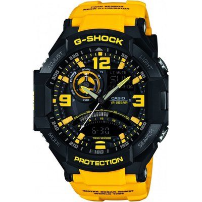 Men's Casio Premium G-Shock Alarm Chronograph Watch GA-1000-9BER