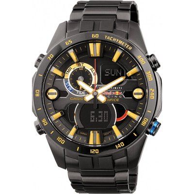 Mens Casio Edifice Infiniti Red Bull Racing Alarm Chronograph Watch ERA-201RBK-1AER