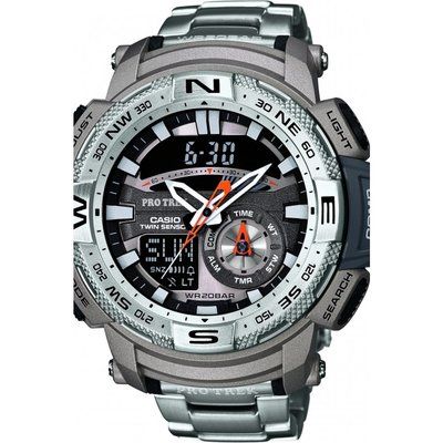 Mens Casio Pro Trek Alarm Chronograph Watch PRG-280D-7ER