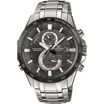 Mens Casio Premium Edifice Alarm Chronograph Radio Controlled Solar Powered Watch EQW-A1400DB-1AER