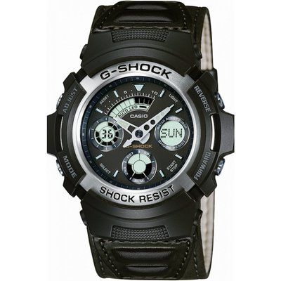 Men's Casio G-Shock Alarm Chronograph Watch AW-590BL-5AER