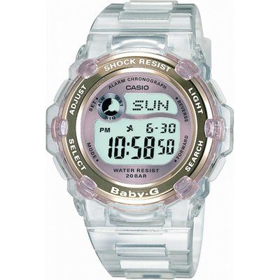 Ladies Casio Baby-G Alarm Chronograph Watch BG-3000-7BER
