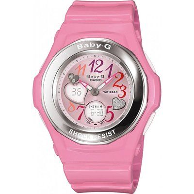 Ladies Casio Baby-G Alarm Watch BGA-101-4BER
