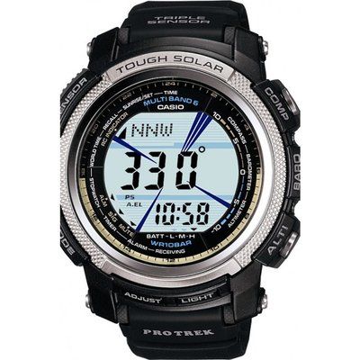 Men's Casio Pro Trek Wave Ceptor Tough Solar Alarm Chronograph Watch PRW-2000-1ER