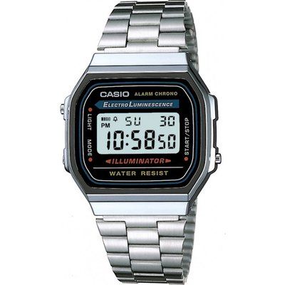 Unisex Casio Classic Alarm Chronograph Watch A168WA-1YES