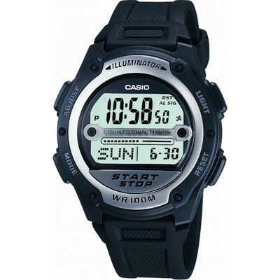 Men's Casio Sports Gear Referee Timer Alarm Chronograph Watch W-756-1AVES