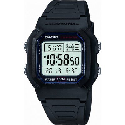 Men's Casio Sports Gear Alarm Chronograph Watch W-800H-1AVES