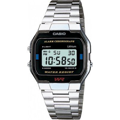Mens Casio Classic Leisure Alarm Chronograph Watch A163WA-1QES