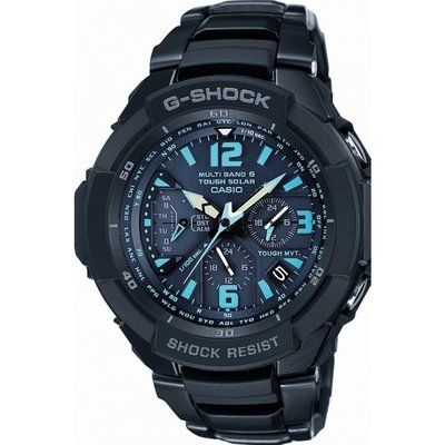 Mens Casio G-Shock Gravity Defier Alarm Chronograph Radio Controlled Watch GW-3000BD-1AER