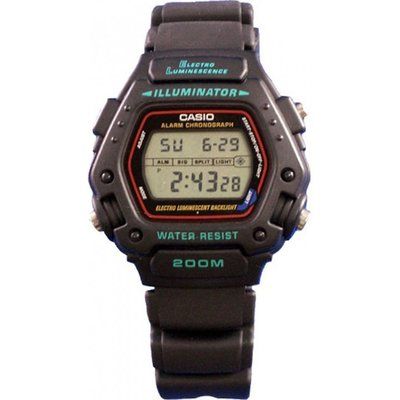Mens Casio Alarm Chronograph Watch DW-290-1VS