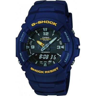 Men's Casio G-Shock Antimagnetic Alarm Chronograph Watch G-100-2BVMUR