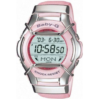 Ladies Casio Baby-G Alarm Chronograph Watch MSG-135L-4VER