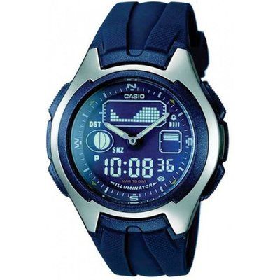 Mens Casio Marine Alarm Chronograph Watch AQ-161W-2EVEF