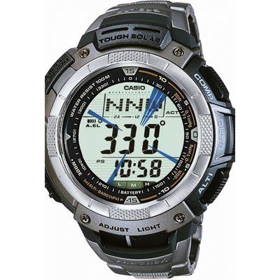 Mens Casio Pro Trek Titanium Alarm Chronograph Watch PRG-80T-7VER