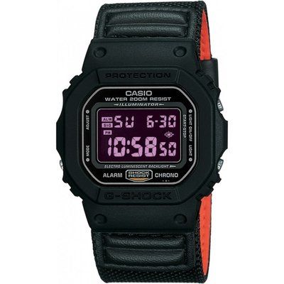 Mens Casio G-Shock Alarm Chronograph Watch DW-5600B-1AVER