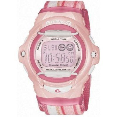 Ladies Casio Baby-G Alarm Chronograph Watch BG-197ST-4VER