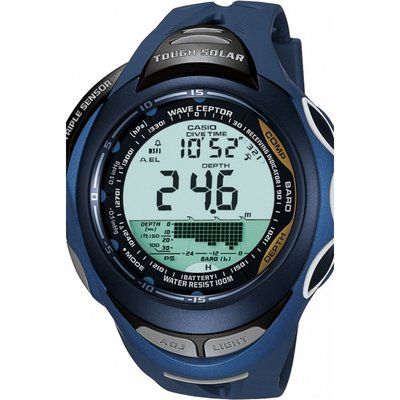 Men's Casio Sea Pathfinder Wave Ceptor Alarm Chronograph Watch SPW-1000-2VER