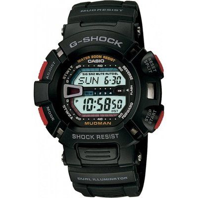 Mens Casio G-Shock Mudman Alarm Chronograph Watch G-9000-1VER