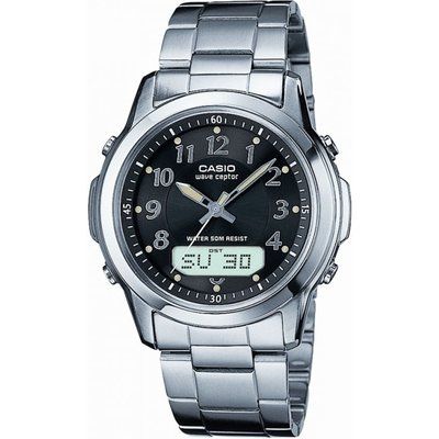 Mens Casio Wave Ceptor Alarm Chronograph Watch WVA-210DU-1AVER