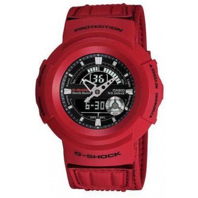 Mens Casio G-Shock Alarm Chronograph Watch AW-582B-4ADR