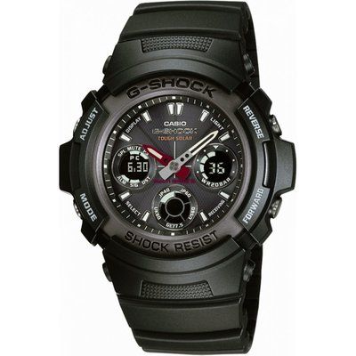 Men's Casio G-Shock Wave Ceptor Alarm Chronograph Radio Controlled Watch AWG-101-1AER