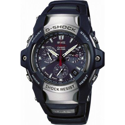 Mens Casio G-Shock Giez Wave Ceptor Alarm Chronograph Radio Controlled Watch GS-1100-1AER