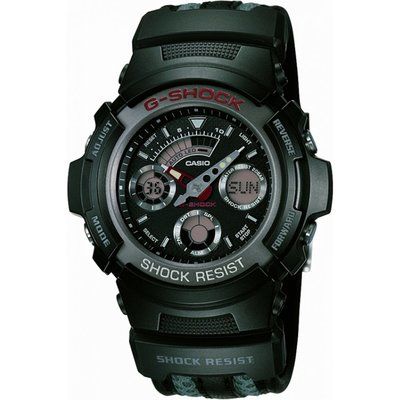 Mens Casio G-Shock Alarm Chronograph Watch AW-591CL-1AER