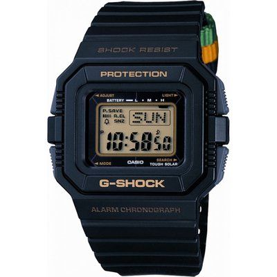 Mens Casio G-Shock Rastafarian Edition Alarm Chronograph Watch G-5500R-1DR