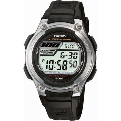 Mens Casio Leisure 5 Alarm Alarm Chronograph Watch W-212H-1AVEF