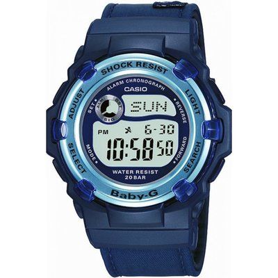 Ladies Casio Baby-G Alarm Chronograph Watch BG-3002V-2AER