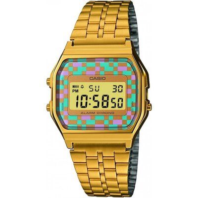 Unisex Casio Classic Alarm Chronograph Watch A159WGEA-4AEF
